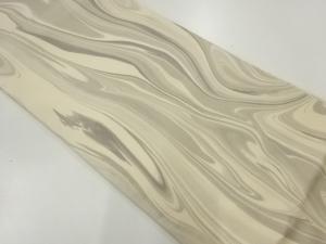 作家物　墨流し模様全通袋帯